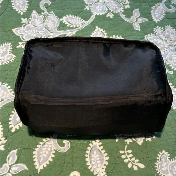 Coach Shimmering Metallic Gray Makeup Pouch - Picture 6 of 10